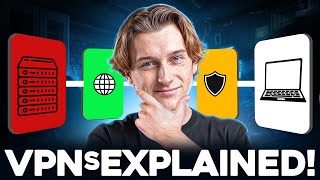 How Does a VPN Work  VPNs Explained For Beginners amp Why You NEED One Right Now [upl. by Gerdeen]