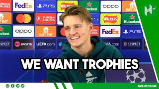 WERE ARSENAL WE WANT TROPHIES  Martin Odegaard  Arsenal v Porto [upl. by Ballard]