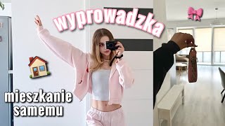 WYPROWADZIŁAM SIĘ 😱 mieszkanie samemu  ogromny HAUL 🏠 [upl. by Lehte]