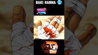 Bone break 🦴 💀 Ali junior  baki hanma 🔥 anime baki bakivsyujirofinalfight [upl. by Grodin]