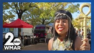 Small businesses got spooky at the Pratt Street Market [upl. by Cedell92]