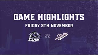 HIGHLIGHTS 081124  Glasgow Clan 2 Dundee Stars 1 [upl. by Kcirdaed]