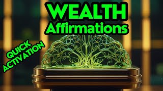 Powerful ⚡️WEALTH Affirmations  Transform Your Life  Calming Handpan Music [upl. by Whittaker]