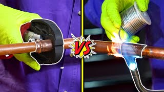 Soldering VS Press Fittings [upl. by Lefton74]