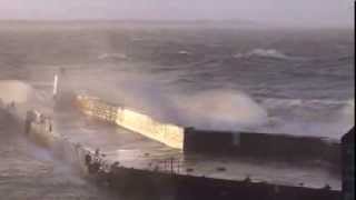 BURGHEAD MORAY SCOTLAND STORM 05 12 13 [upl. by Auberbach]