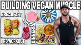 What I Eat For Lean Vegan Muscle  Healthy amp Delicious Meals [upl. by Sirad]