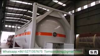 20FT Liquid Ammonia NH3 ISO Tank Container Export Vietnam [upl. by Esoryram]