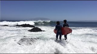 Surf en Chile  Punta de Lobos Pichilemu english subtitles [upl. by Aicrag]