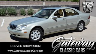 1540DEN 2001 Mercedes Benz S500 Gateway Classic Cars of Denver [upl. by Normand]