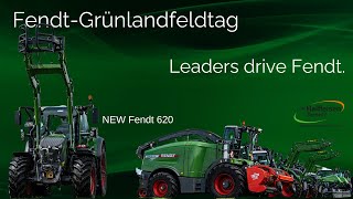 Fendt Grünlandfeldtag  NEW Fendt 620  Alt Sührkow  Raiffeisen Technik [upl. by Nevek]