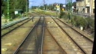 19950827 Vezérállásban A Gödöllői H8 HÉV fülkéjében [upl. by Ahsenauq476]