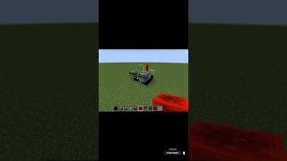 Minecraft How to make working car 🔥realviralshort minecraft trend [upl. by Pogah]