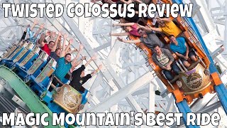 Twisted Colossus Review Magic Mountains BEST Ride Six Flags Magic Mountain [upl. by Junina]