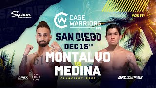 Enrique Montalvo vs Manuel Medina  FULL FIGHT  CW 165 San Diego [upl. by Arema]