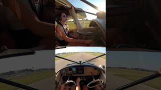 Landing at Oshkosh stootsaviation cessna pilot aviation fly planelanding cessna170 [upl. by Baker]