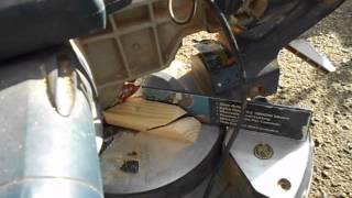 MACAllister Slide Mitre Saw Demo 01 [upl. by Kelsy]