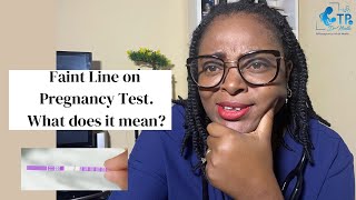 FAINT LINE PREGNANCY TEST What does it mean and what should be done next [upl. by Manley]