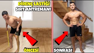 DİRENÇ LASTİĞİ İLE BOMBA GİBİ SIRT ANTREAMNI [upl. by Blythe]