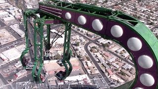 Worlds Scariest Thrill Rides  Stratosphere Las Vegas [upl. by Aitrop]