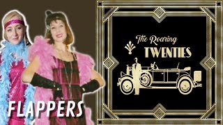 The Roaring Twenties  Flappers  1920s Lifestyle and Fashion [upl. by Erialcyram]