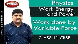 Work Done by Variable Force  Work Energy and Power  Physics  Class 11  CBSE [upl. by Esidnak]