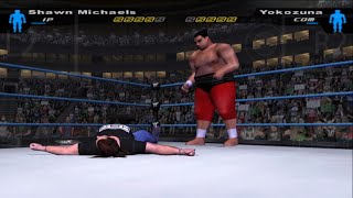 Shawn Michaels breaks skull of Legend Yokozuna in WWE SmackDown Here Comes The Pain [upl. by Nahtal509]