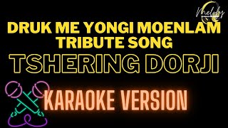 Druk me yongi moenlam by Tshering Dorji karaoke [upl. by Floyd]