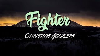 Christina Aguilera  Fighter Lyric Video [upl. by Mallon57]