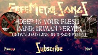 Royalty Free Metal  Deep in your flesh by Human Vermin REUPLOAD Download link in description [upl. by Crissy]