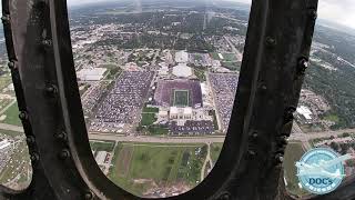 B29 Doc KState Football Game Flyover August 31 2019 [upl. by Idhem163]