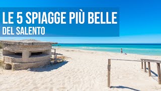 Le 5 SPIAGGE PIU BELLE del Salento Vacanze in Puglia  COSTEDELSUDit [upl. by Halford]