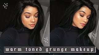 Warm Toned Grunge Makeup amp Beauty Forever Hair [upl. by Capone644]