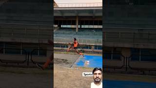 21 feet long jump 🔥🔥😱 youtubeshorts olympicsport shorts viralvideo shortvideo viralshorts [upl. by Lesoj387]