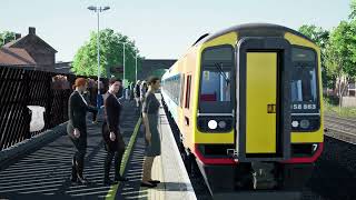 Trains at Syston  TSW3 [upl. by Meador919]