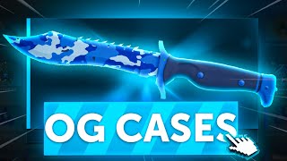 OPENING OG CASES ONLY ON DADDYSKINS [upl. by Yer]