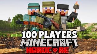 100 Players Simulate REALISTIC WAR in Minecraft [upl. by Ruben640]