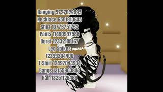 Cute Emo Outfit code for girl in Brookhaven roblox [upl. by Anyale603]