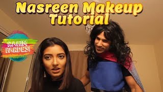 Nasreen Makeup Tutorial  Rahim Pardesi  Desi Tv Entertainment  ST1 [upl. by Schreiber]