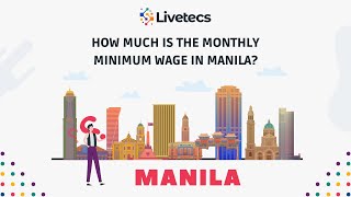 How Much is the Monthly Minimum Wage in Manila  Livetecs [upl. by Neirbo]