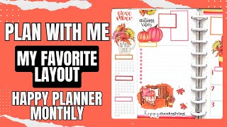 Plan With Me Happy Planner Monthly Layout [upl. by Dlonra414]