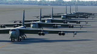 B52s barksdale AFB Microsoft flight simulator  msfs2020 [upl. by Dylane]