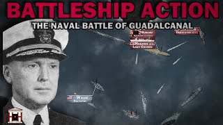 The Naval Battle of Guadalcanal 1942  Animated ALL PARTS [upl. by Mendez]