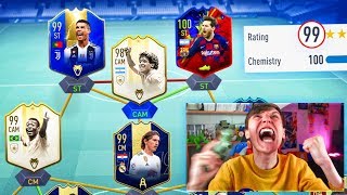 199 RATED GREATEST FUT DRAFT IN FIFA HISTORY FIFA 19 [upl. by Navac]