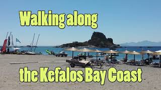 Exploring the Scenic Kefalos Bay Coast  Discovering Kos Greece 4k [upl. by Pernick]