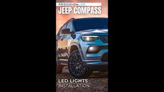 Jeep Compass Interior LED  How To Install  2nd Gen  2017  PrecisionLED shorts [upl. by Zealand]