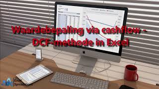 Waardebepaling via cashflow DCF methode in Excel ✅ [upl. by Eeliram]