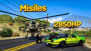 Huimos De Los Misiles Federales En Mi Carro De 2850HP Gta Rp [upl. by Piper]