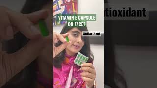 Vitamin E for skin Vitamin E capsules for skin Vitamin E capsule for face shorts [upl. by Oidacra]