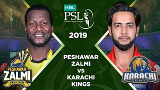 Match 9 Full Match Highlights Peshawar Zalmi vs Karachi Kings  HBL PSL 4  HBL PSL 2019 [upl. by Ozkum332]