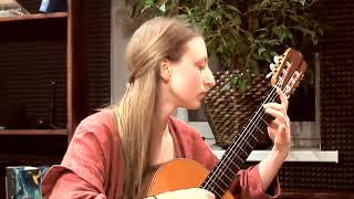 JS Bach French Suite No 2 BWV 813 Allemande guitar duo [upl. by Lavro]